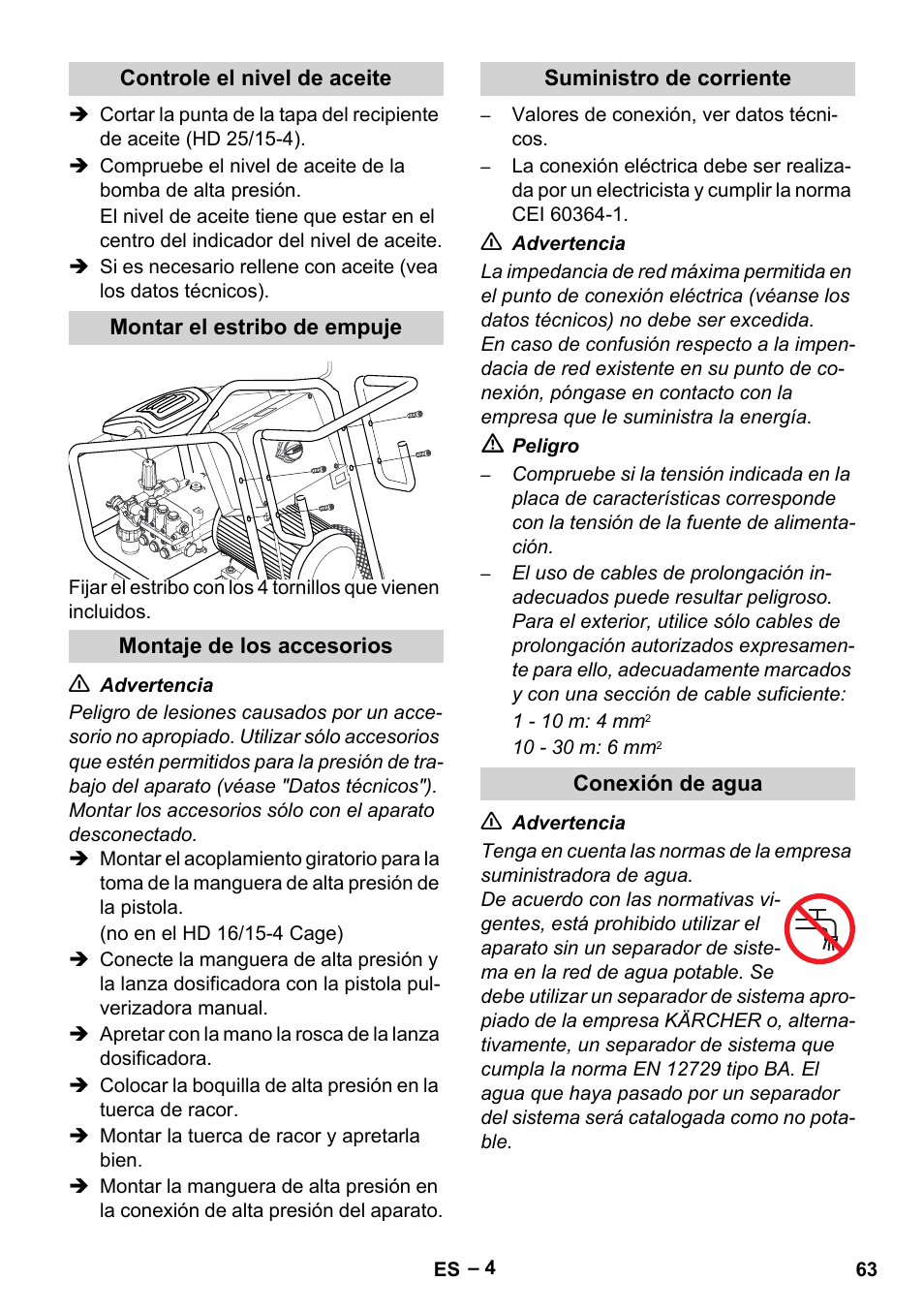 Karcher HD 16-15-4 Cage Plus User Manual | Page 63 / 316