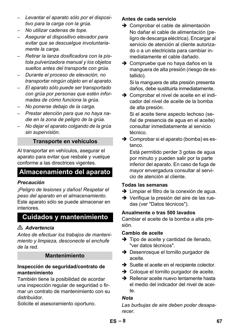 Karcher HD 16-15-4 Cage Plus User Manual | Page 67 / 316