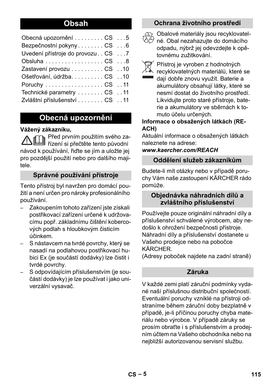 Karcher SE 4001 User Manual | Page 115 / 222