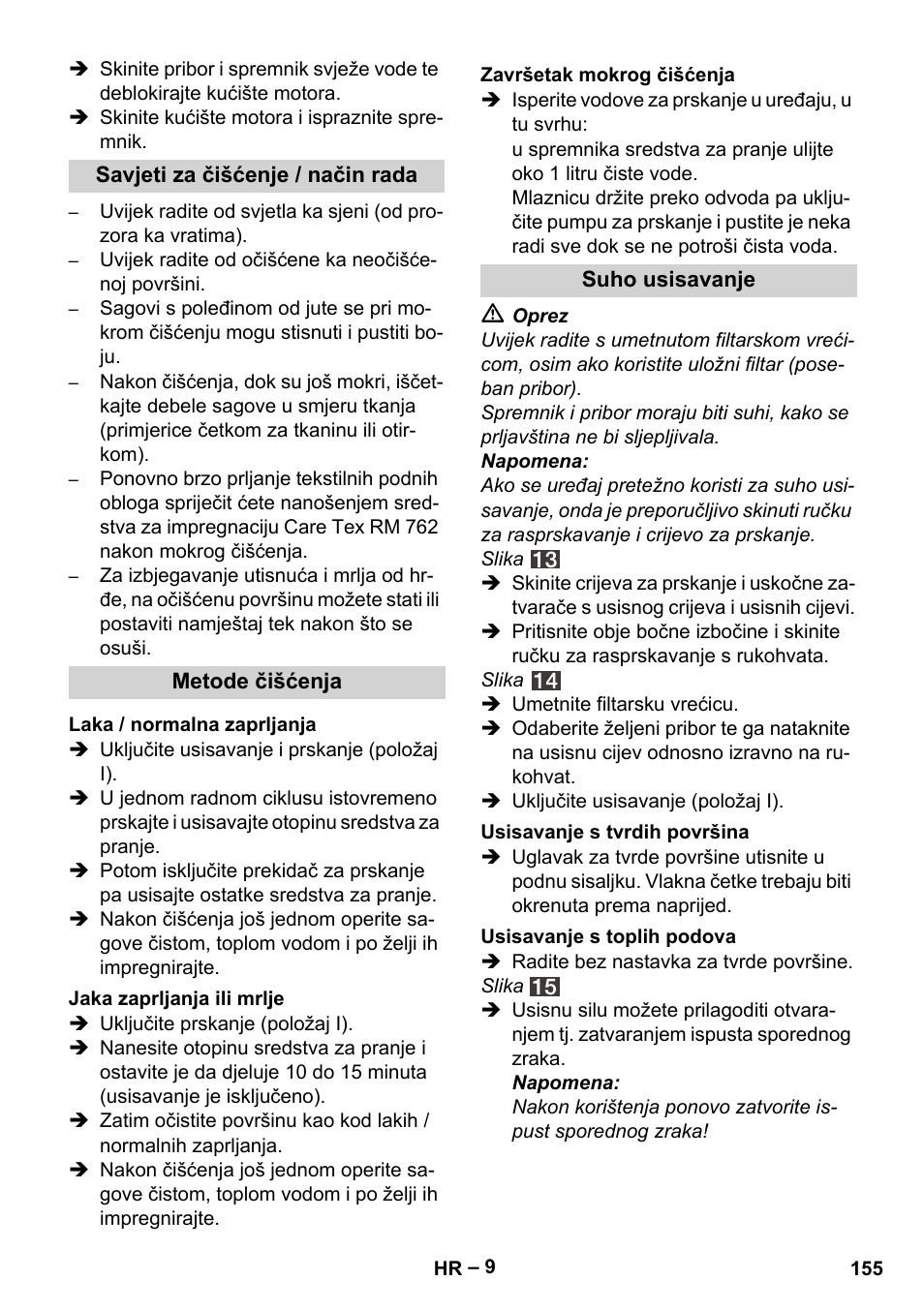 Karcher SE 4001 User Manual | Page 155 / 222