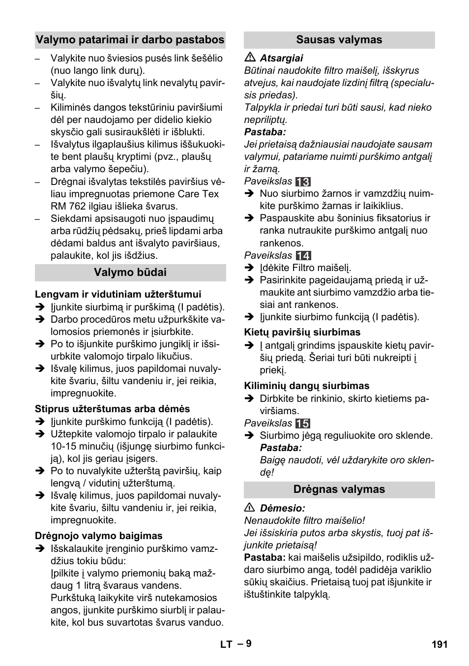 Karcher SE 4001 User Manual | Page 191 / 222