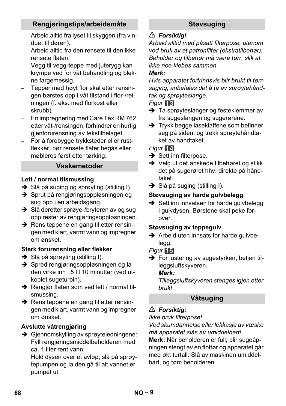 Karcher SE 4001 User Manual | Page 68 / 222