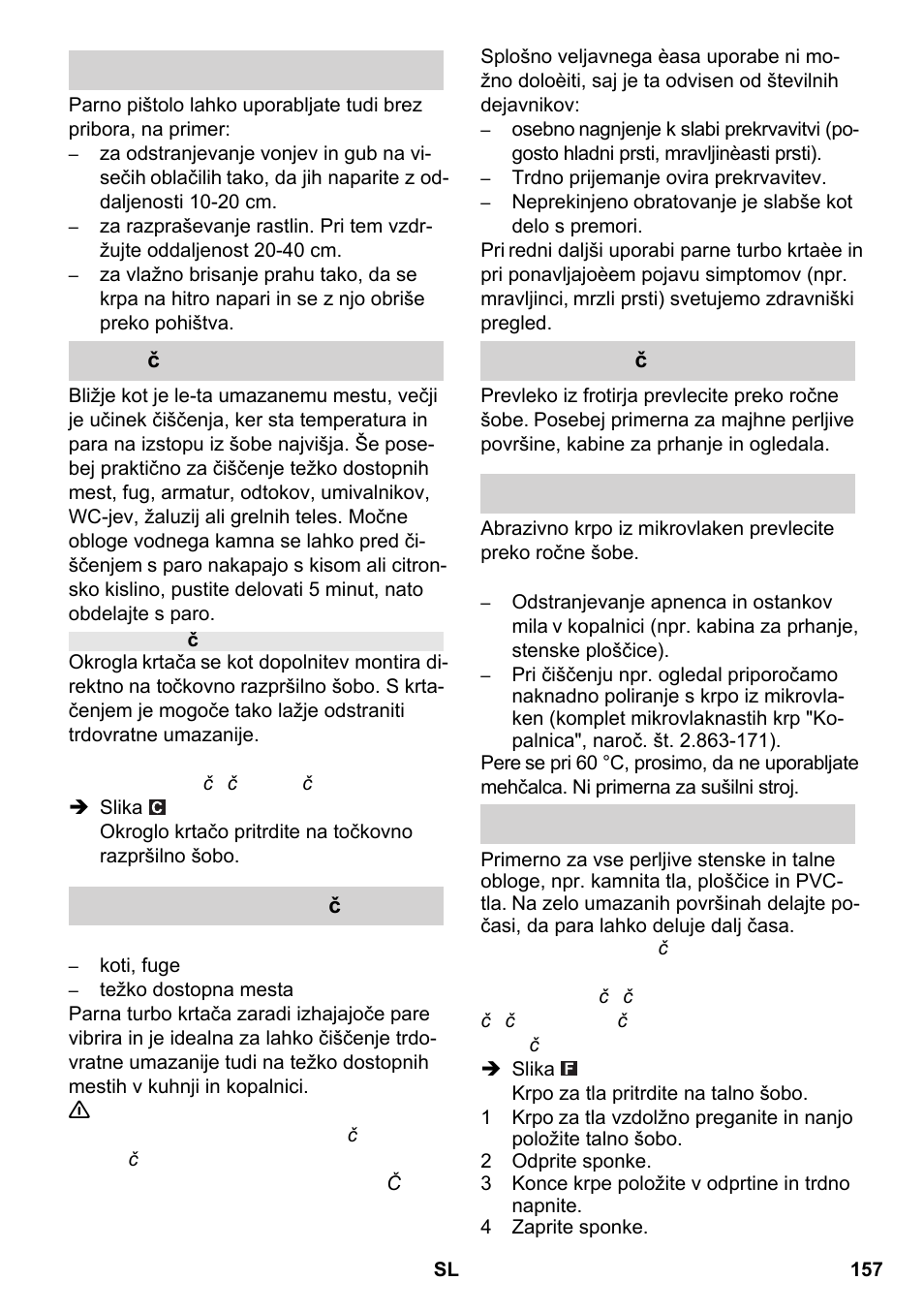 Karcher SC 2-550 C EU User Manual | Page 157 / 266