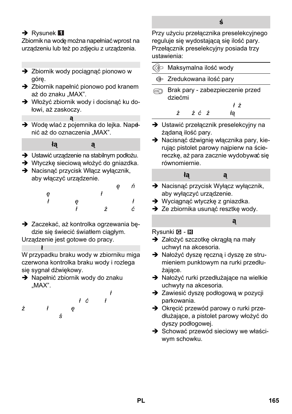 Karcher SC 2-550 C EU User Manual | Page 165 / 266