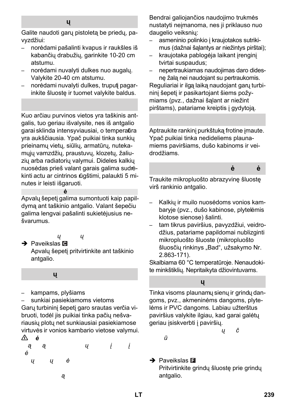 Karcher SC 2-550 C EU User Manual | Page 239 / 266