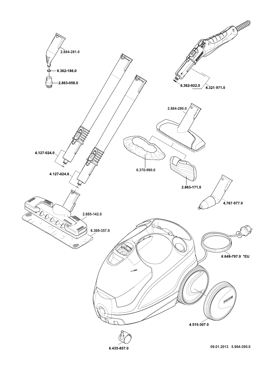 Karcher SC 2-550 C EU User Manual | Page 265 / 266