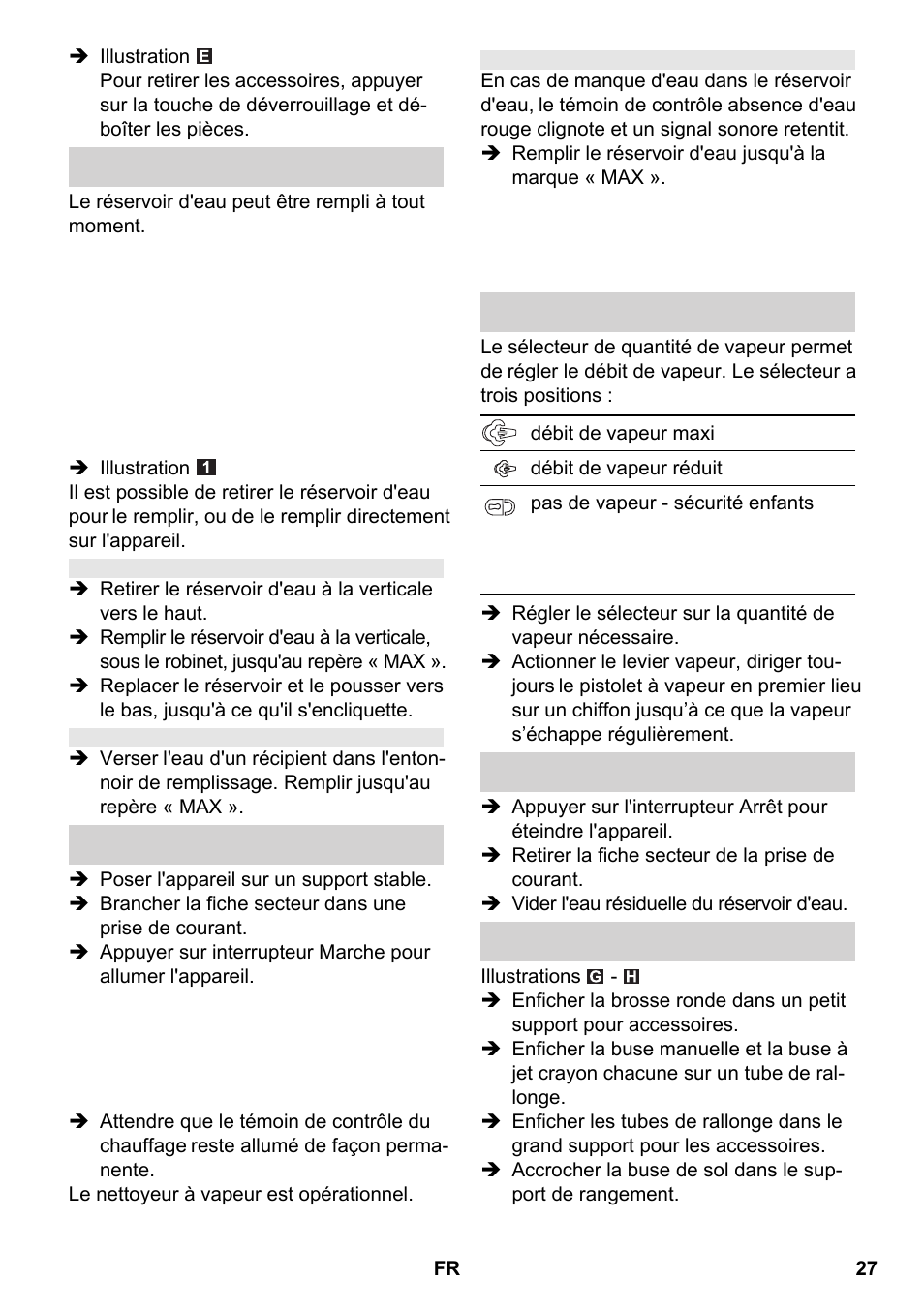 Karcher SC 2-550 C EU User Manual | Page 27 / 266