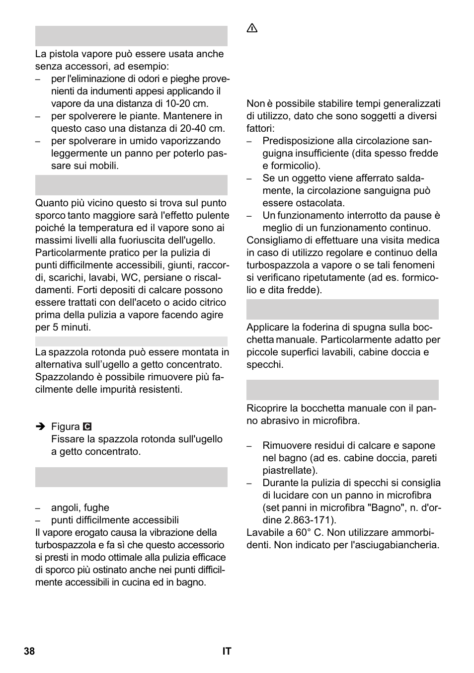 Karcher SC 2-550 C EU User Manual | Page 38 / 266