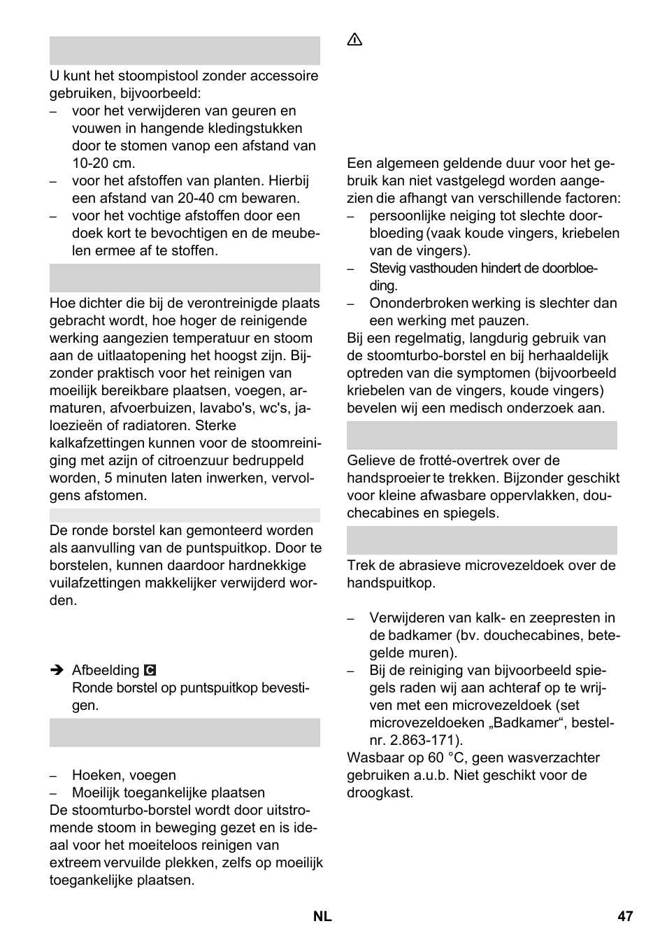 Karcher SC 2-550 C EU User Manual | Page 47 / 266