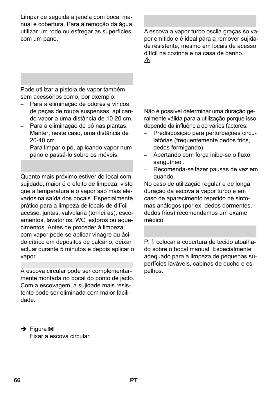 Karcher SC 2-550 C EU User Manual | Page 66 / 266