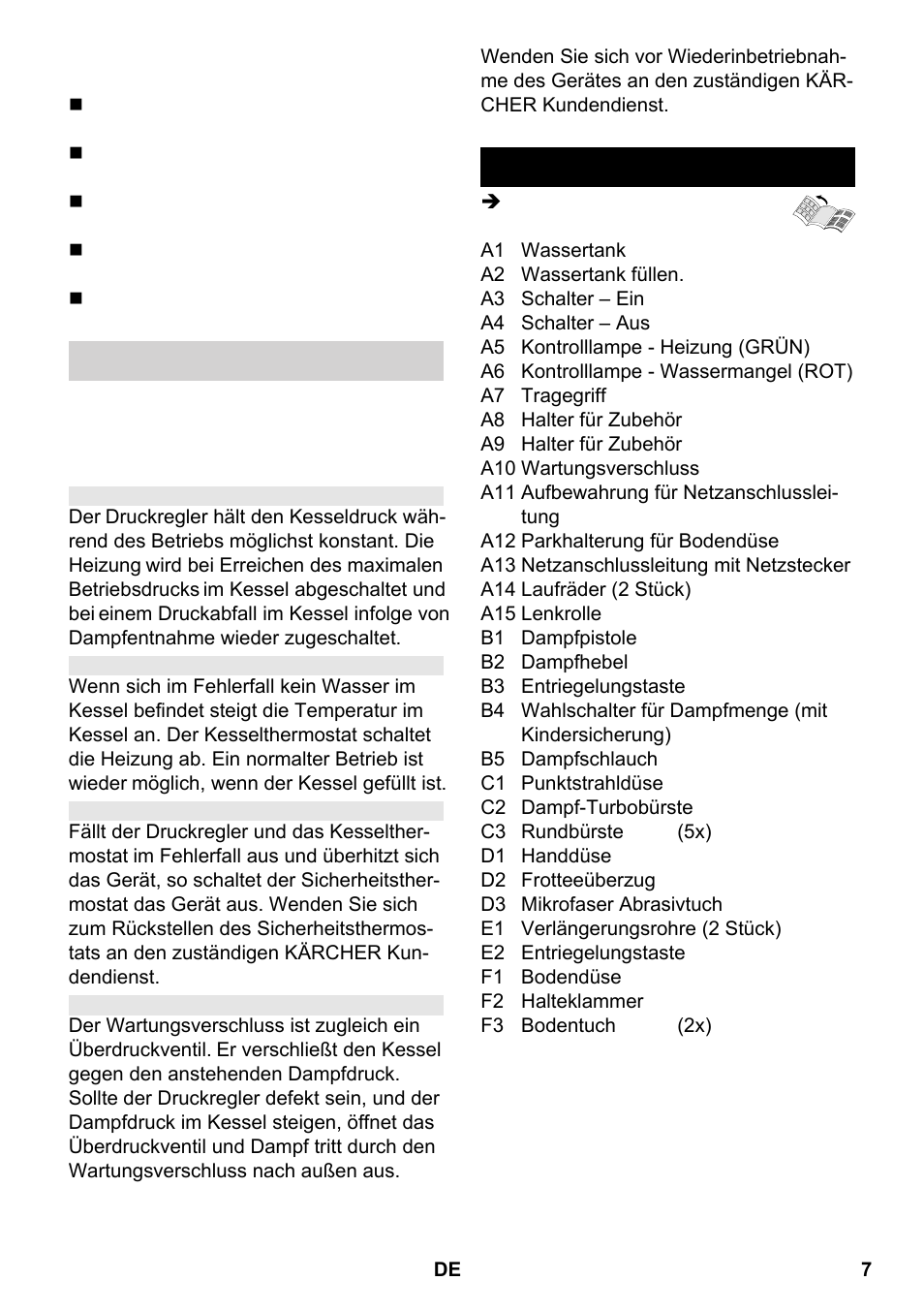 Gerätebeschreibung | Karcher SC 2-550 C EU User Manual | Page 7 / 266