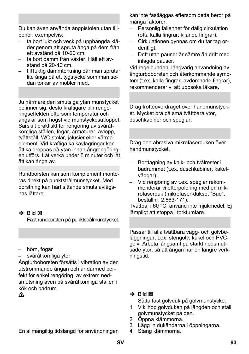 Karcher SC 2-550 C EU User Manual | Page 93 / 266