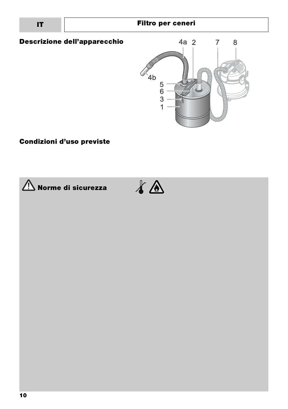Karcher Filtr na hrubé nečistoty a popel Basic User Manual | Page 10 / 60