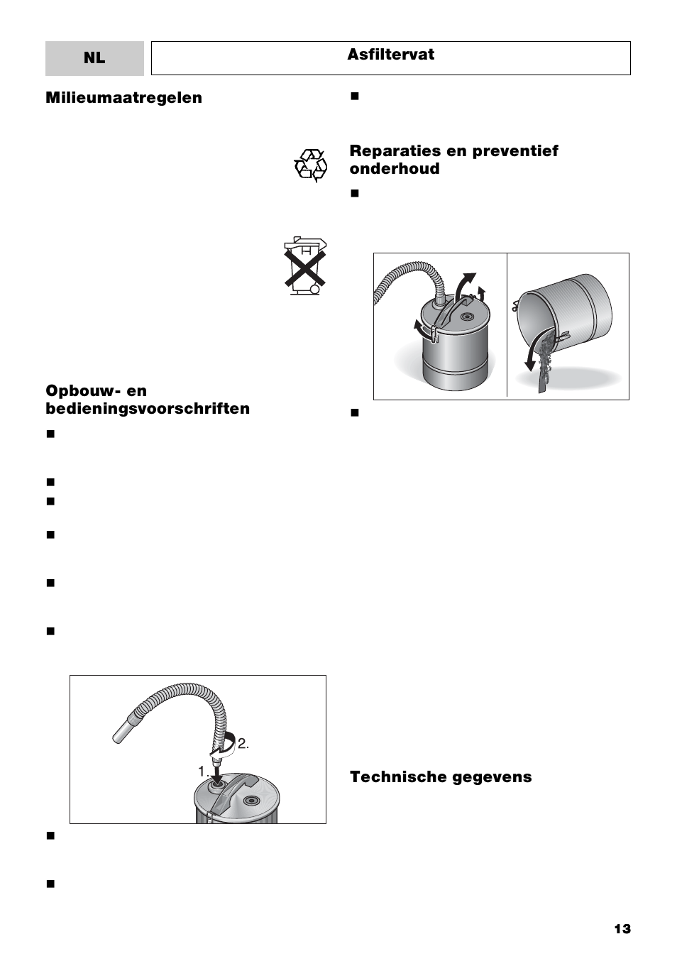 Karcher Filtr na hrubé nečistoty a popel Basic User Manual | Page 13 / 60