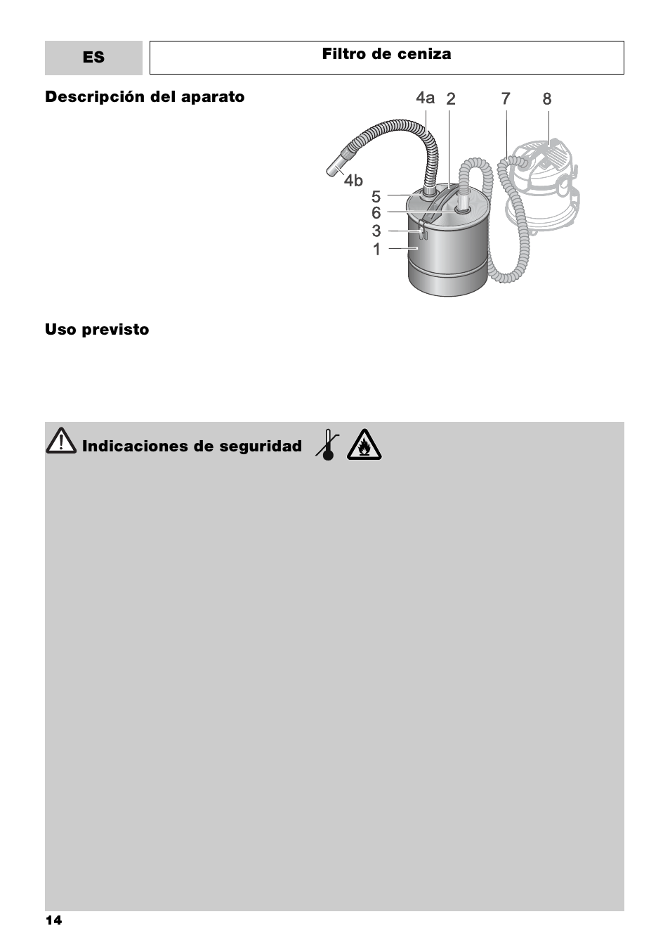 Karcher Filtr na hrubé nečistoty a popel Basic User Manual | Page 14 / 60