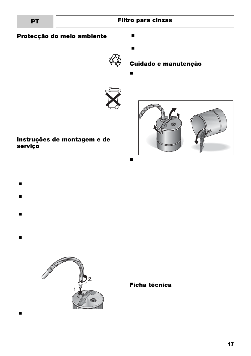 Karcher Filtr na hrubé nečistoty a popel Basic User Manual | Page 17 / 60