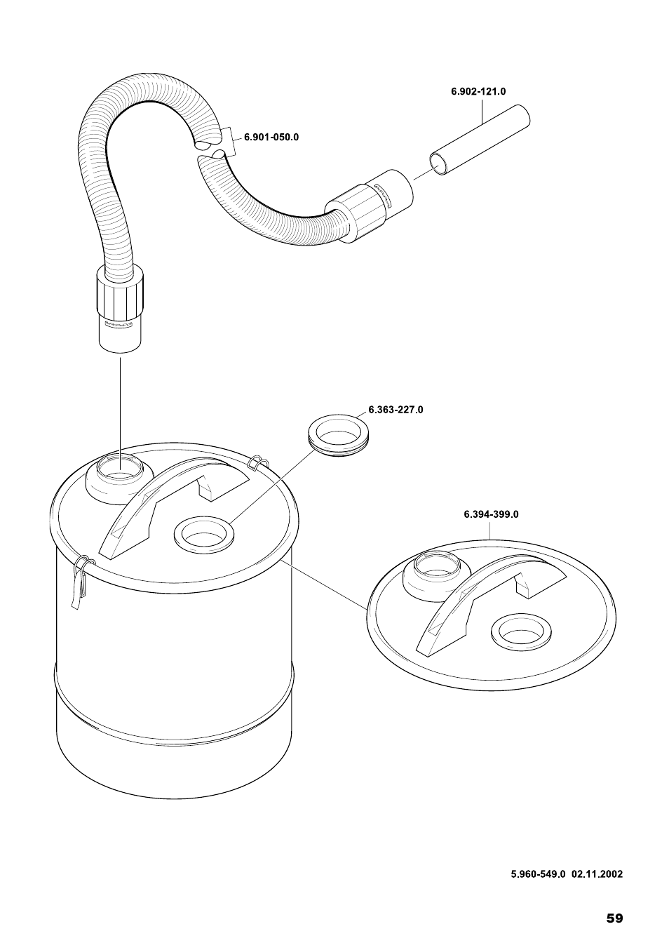 Karcher Filtr na hrubé nečistoty a popel Basic User Manual | Page 59 / 60