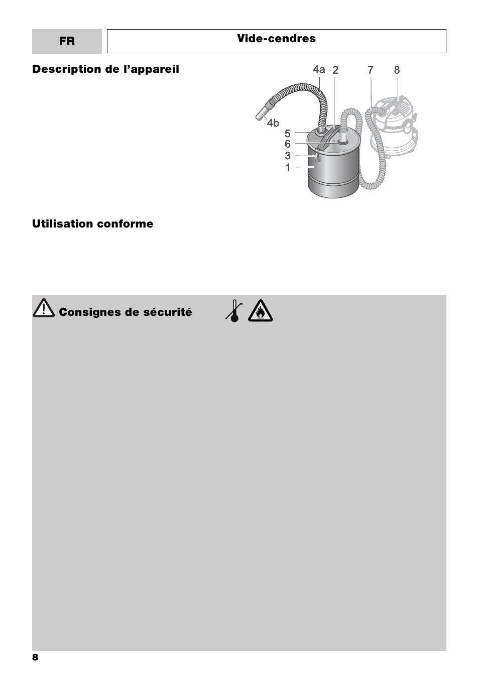 Karcher Filtr na hrubé nečistoty a popel Basic User Manual | Page 8 / 60