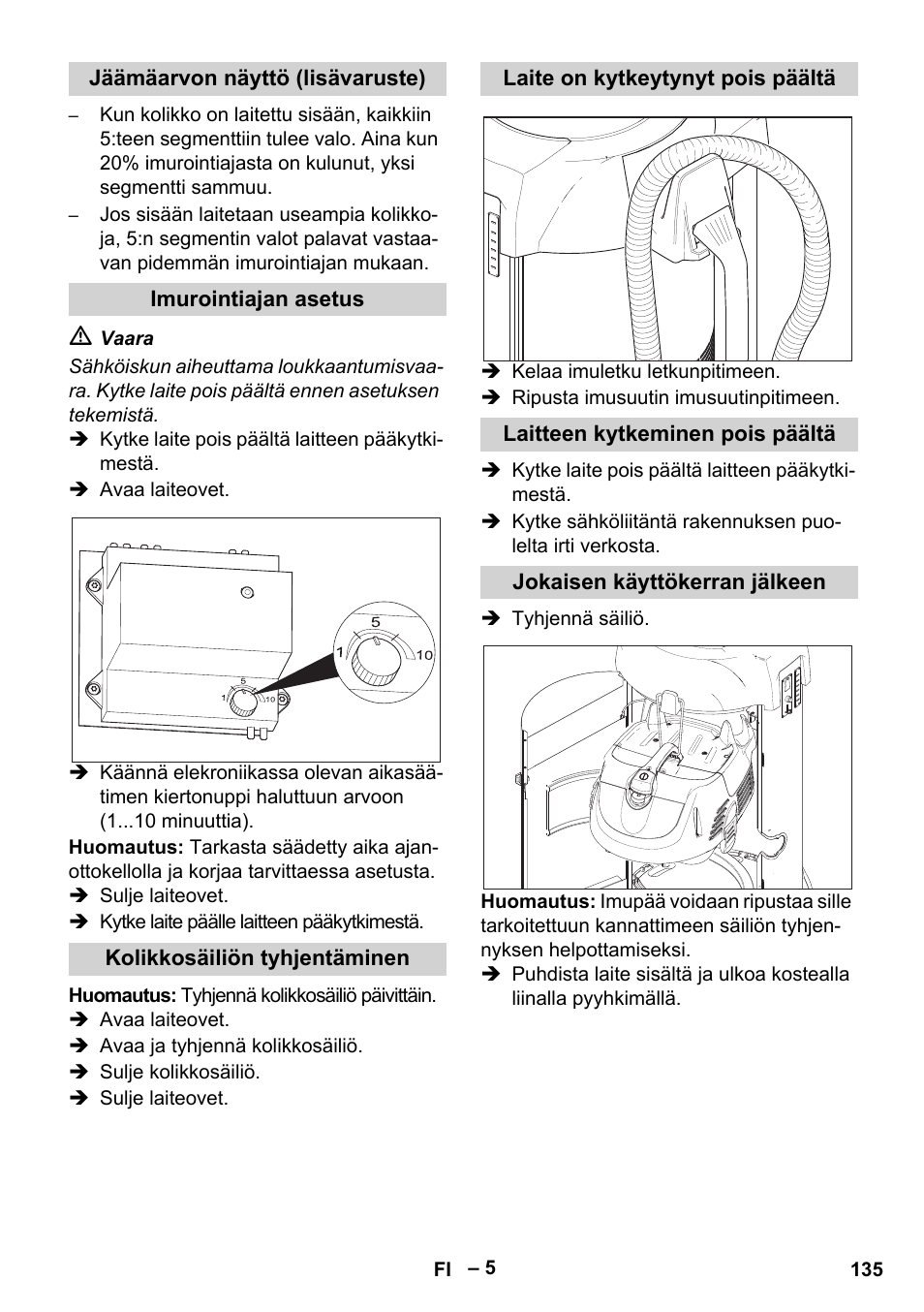 Karcher SB V1 Eco User Manual | Page 135 / 356