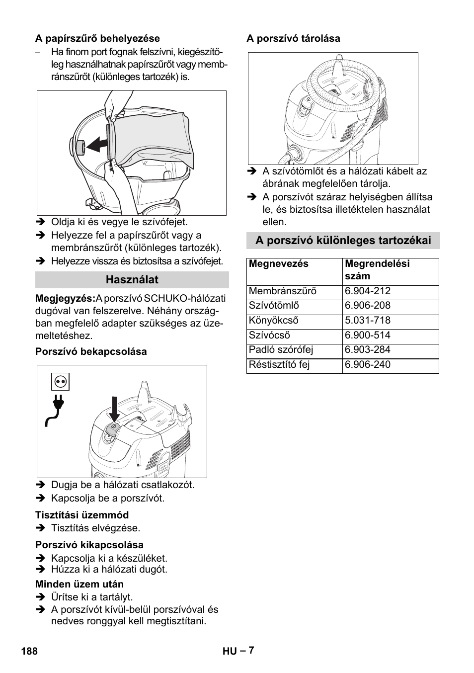 Karcher SB V1 Eco User Manual | Page 188 / 356