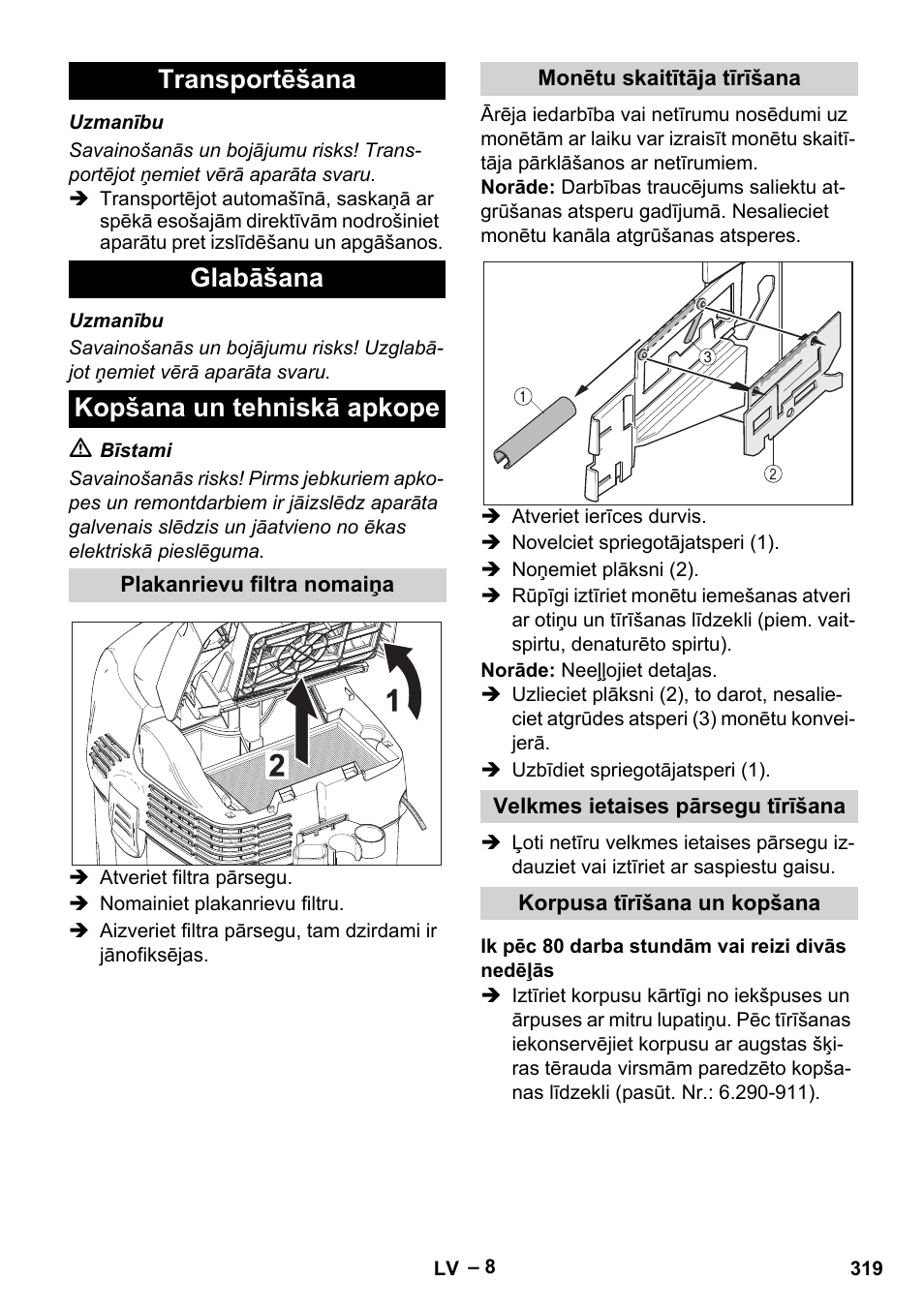 Karcher SB V1 Eco User Manual | Page 319 / 356