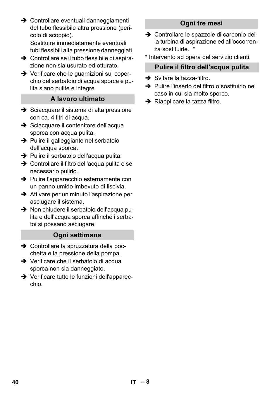 Karcher Vysokotlaký čistič AP 100-50 M antr- User Manual | Page 40 / 294