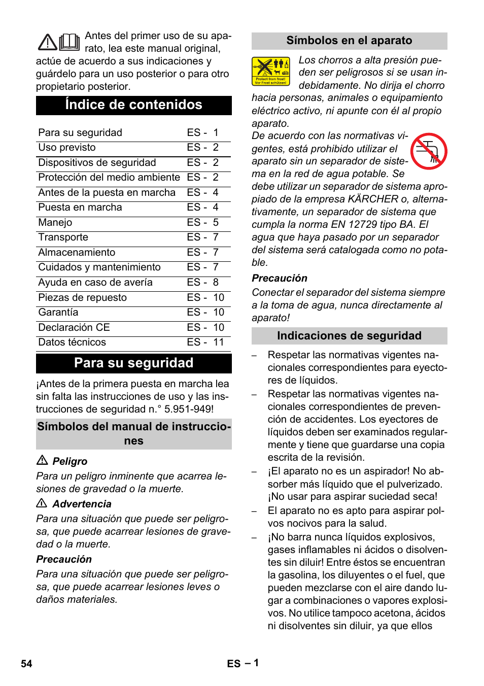Karcher Vysokotlaký čistič AP 100-50 M antr- User Manual | Page 54 / 294