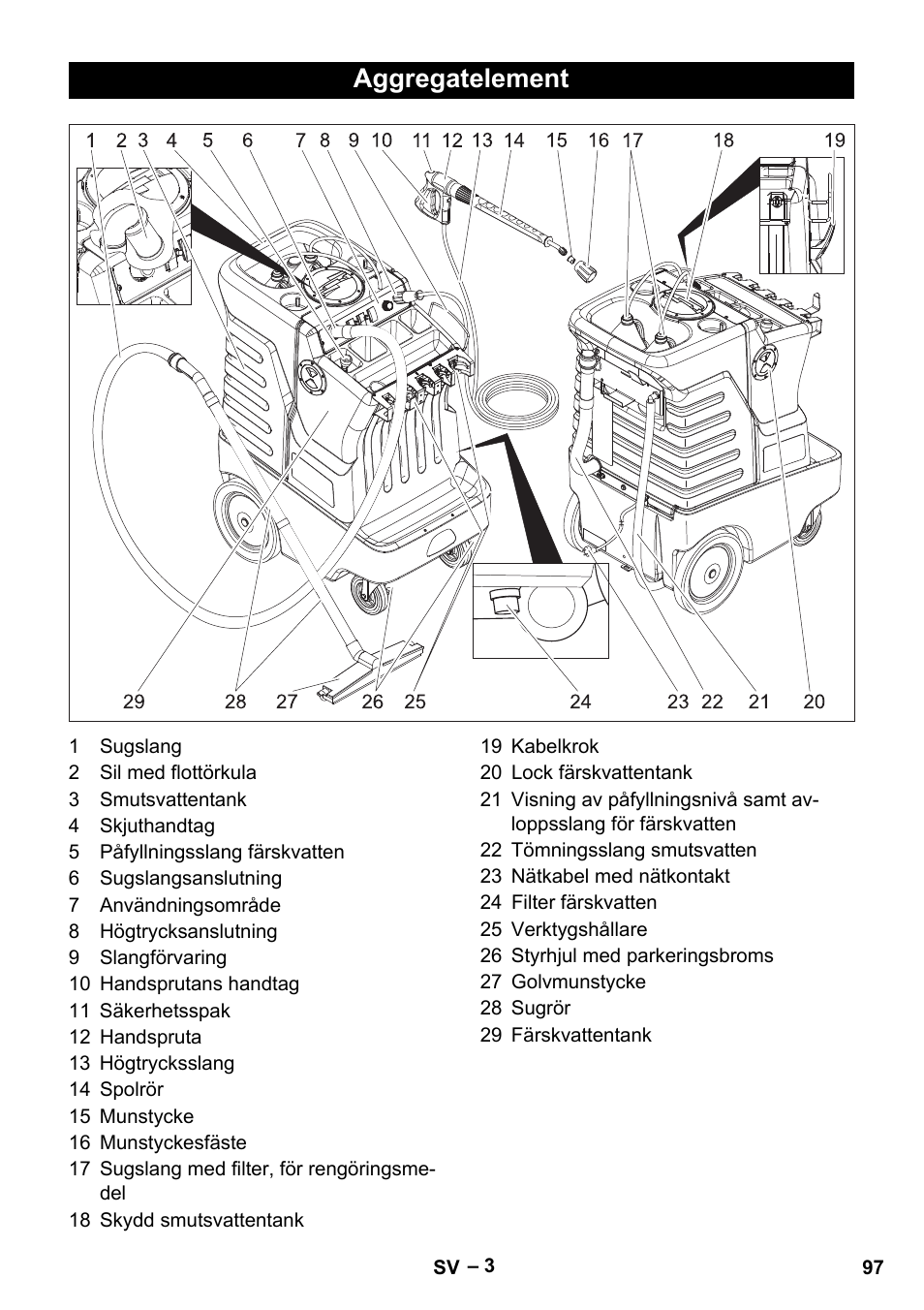 Aggregatelement | Karcher Vysokotlaký čistič AP 100-50 M antr- User Manual | Page 97 / 294