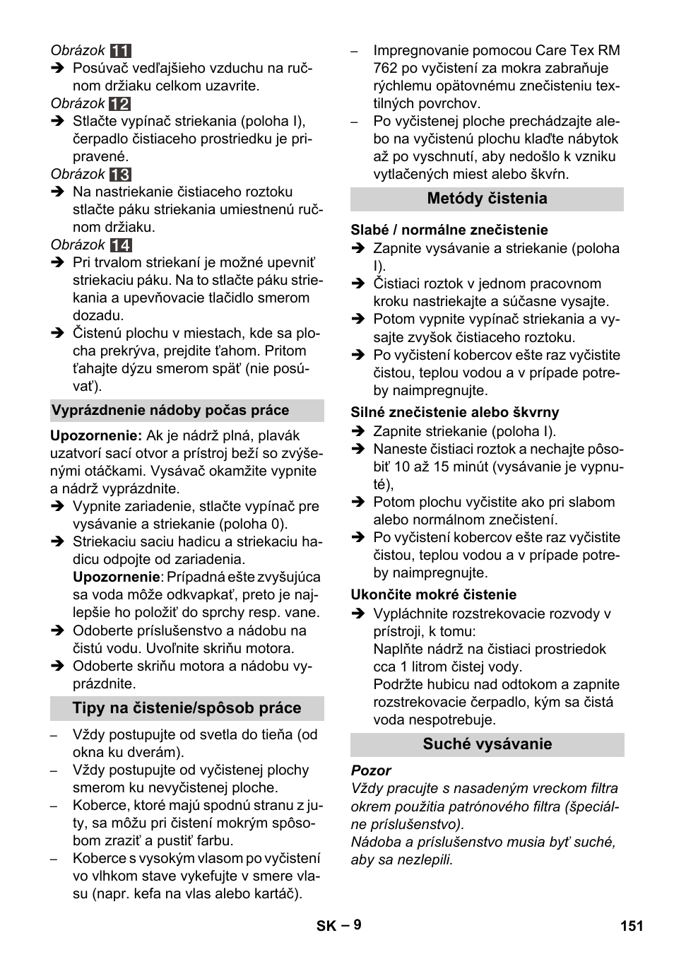 Karcher SE 4002 User Manual | Page 151 / 226