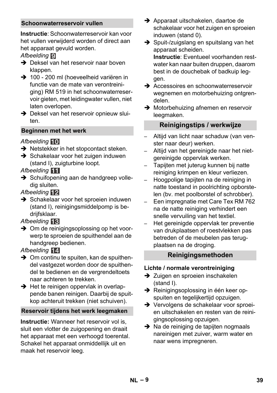 Karcher SE 4002 User Manual | Page 39 / 226