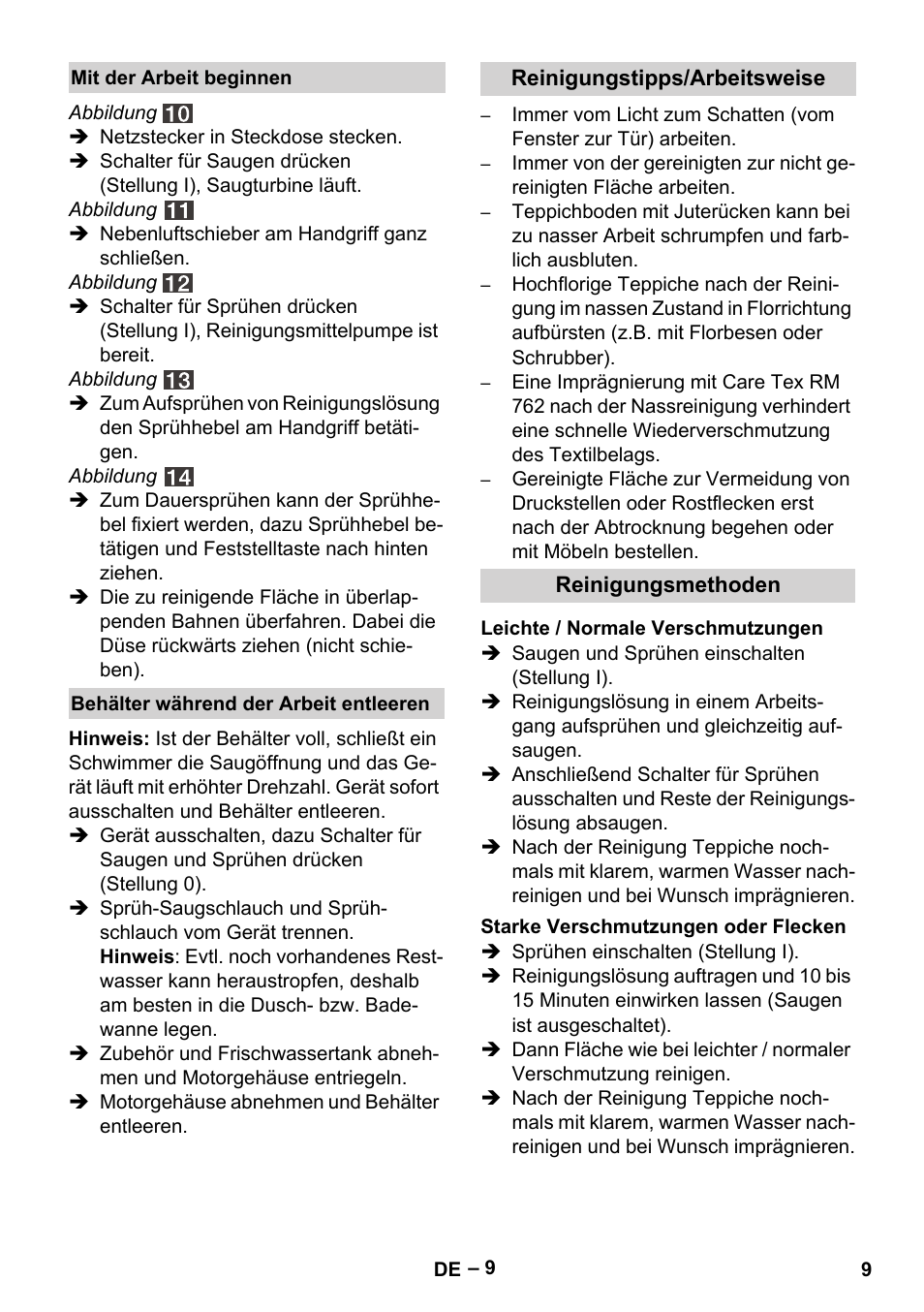 Karcher SE 4002 User Manual | Page 9 / 226