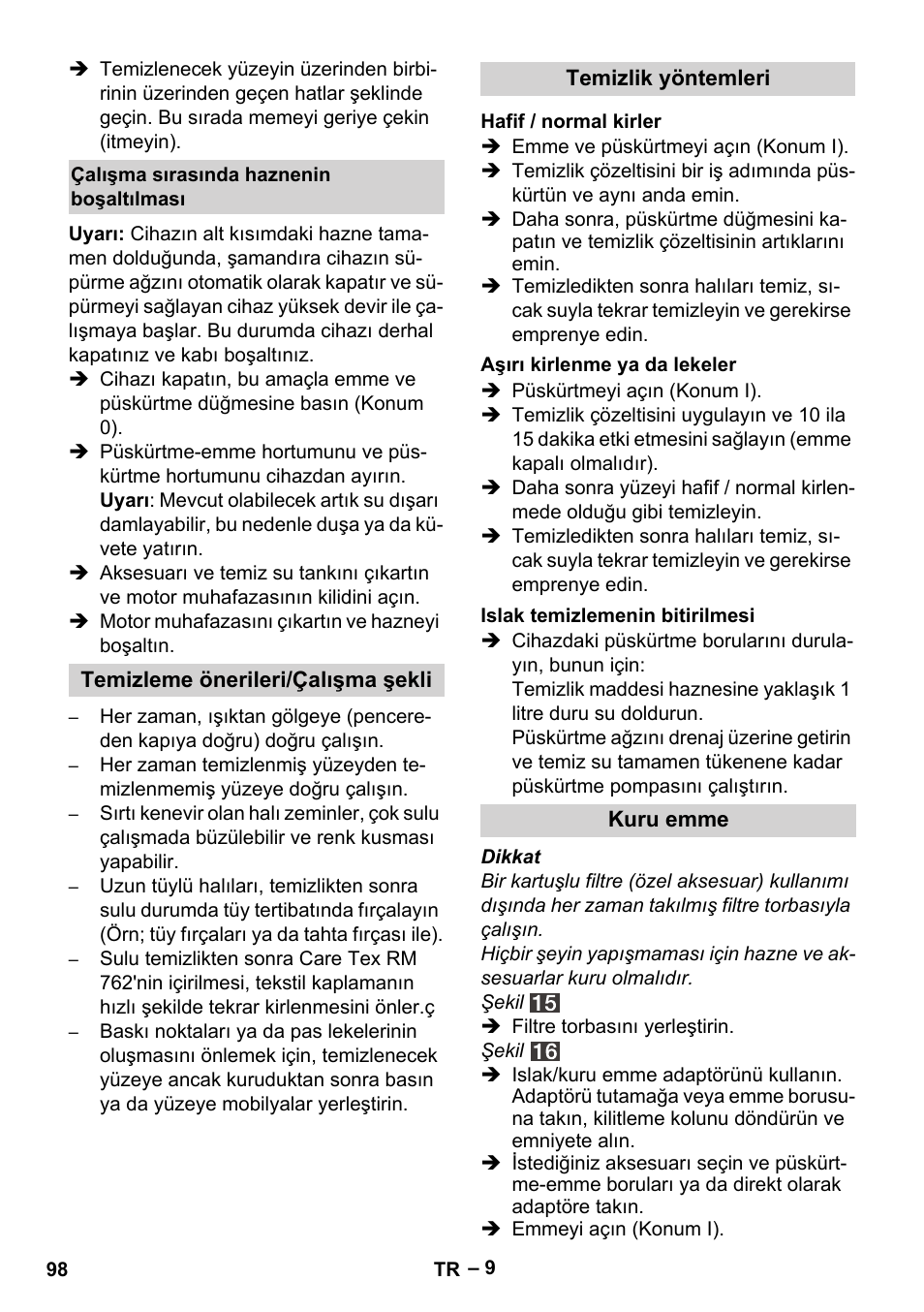 Karcher SE 4002 User Manual | Page 98 / 226