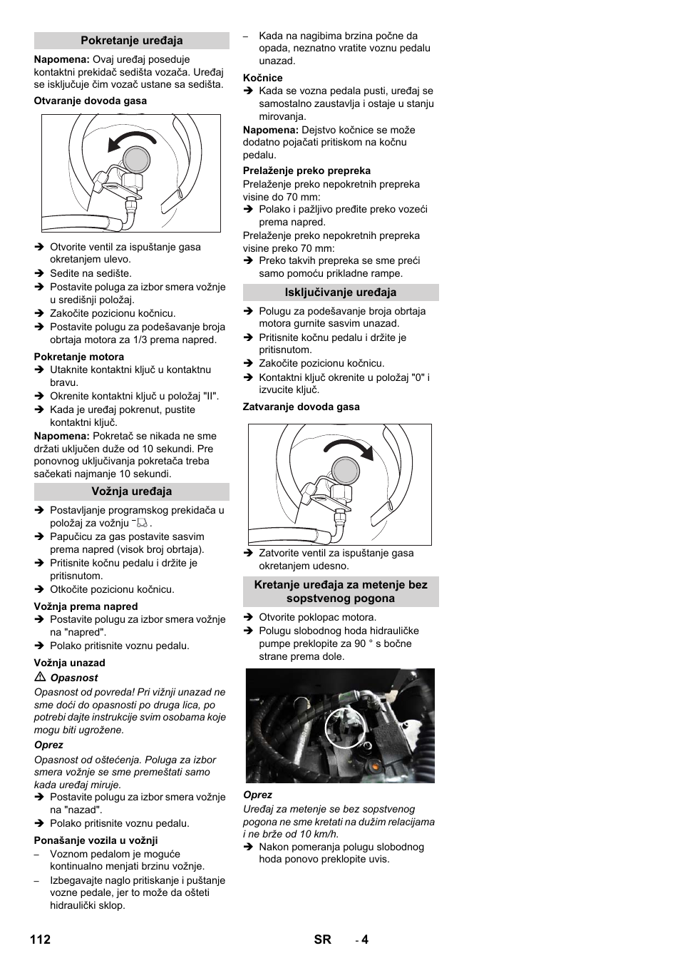 Karcher KM 130-300 R Lpg User Manual | Page 112 / 152