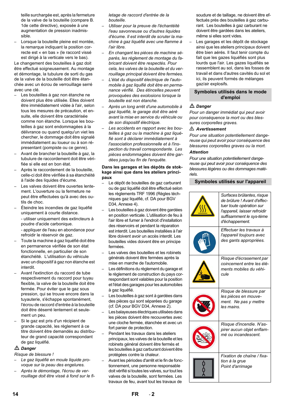 Karcher KM 130-300 R Lpg User Manual | Page 14 / 152