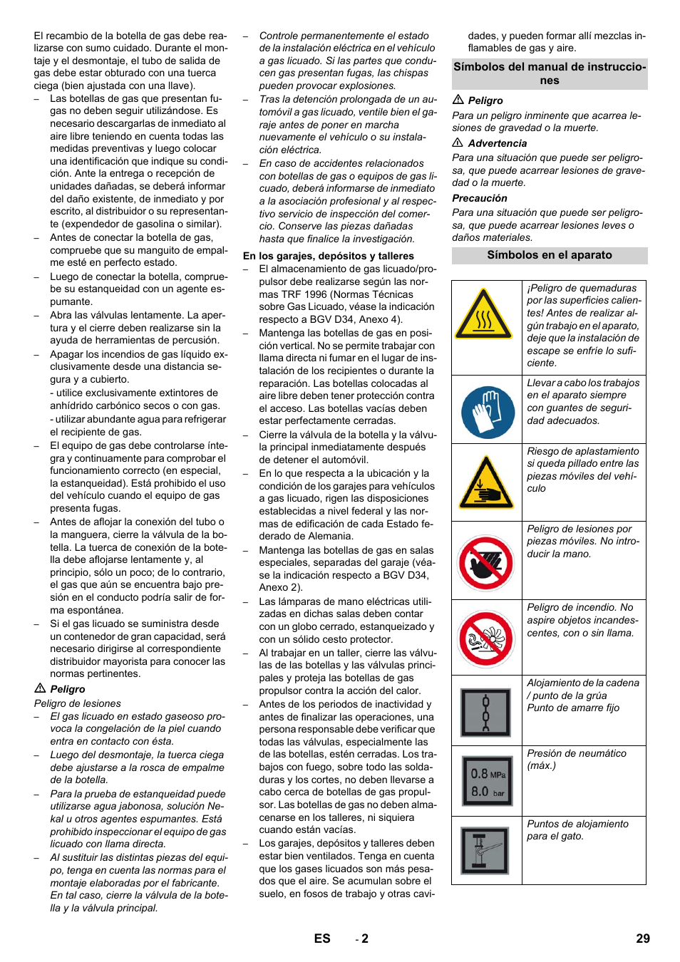 Karcher KM 130-300 R Lpg User Manual | Page 29 / 152