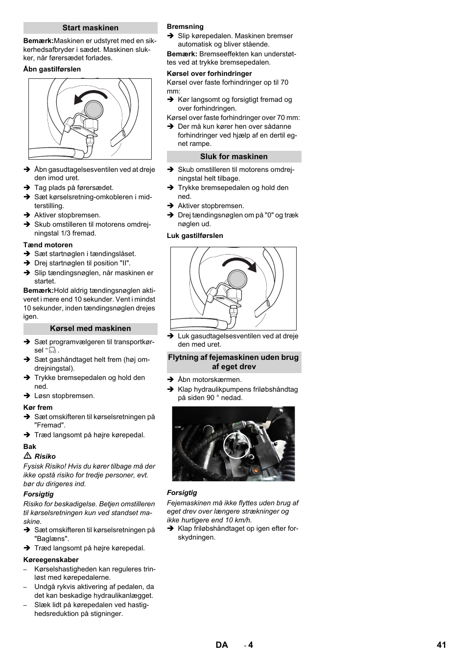 Karcher KM 130-300 R Lpg User Manual | Page 41 / 152