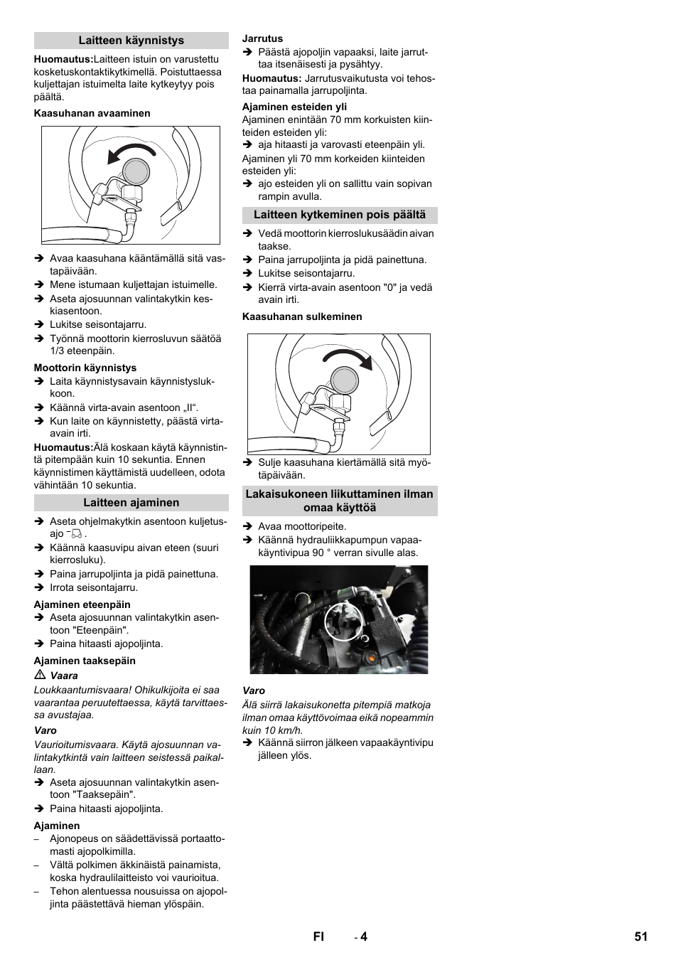 Karcher KM 130-300 R Lpg User Manual | Page 51 / 152