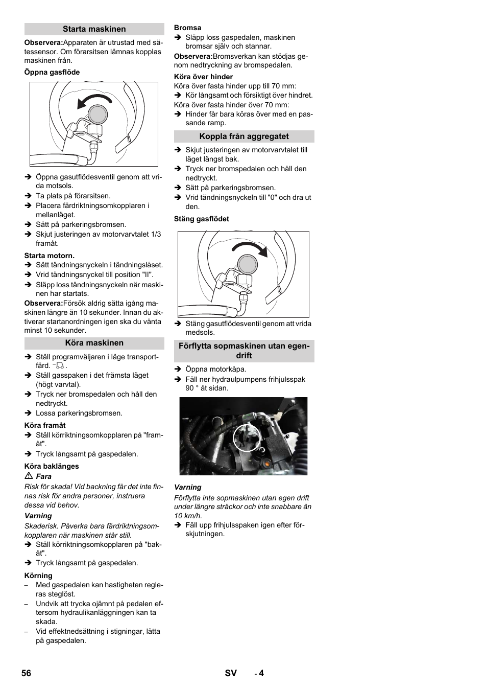 Karcher KM 130-300 R Lpg User Manual | Page 56 / 152