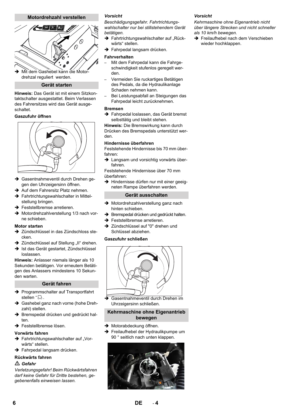 Karcher KM 130-300 R Lpg User Manual | Page 6 / 152