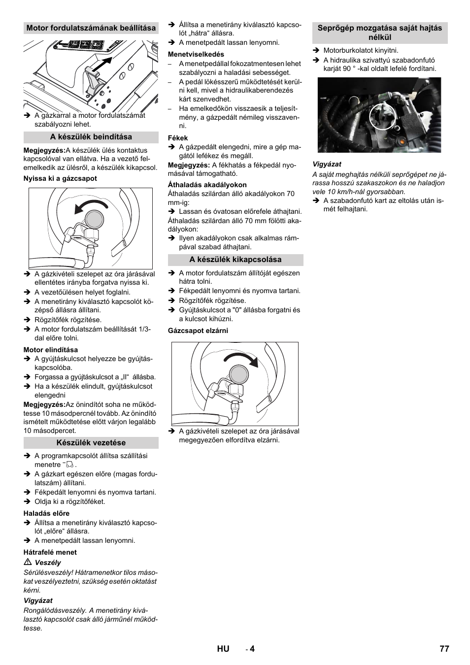 Karcher KM 130-300 R Lpg User Manual | Page 77 / 152