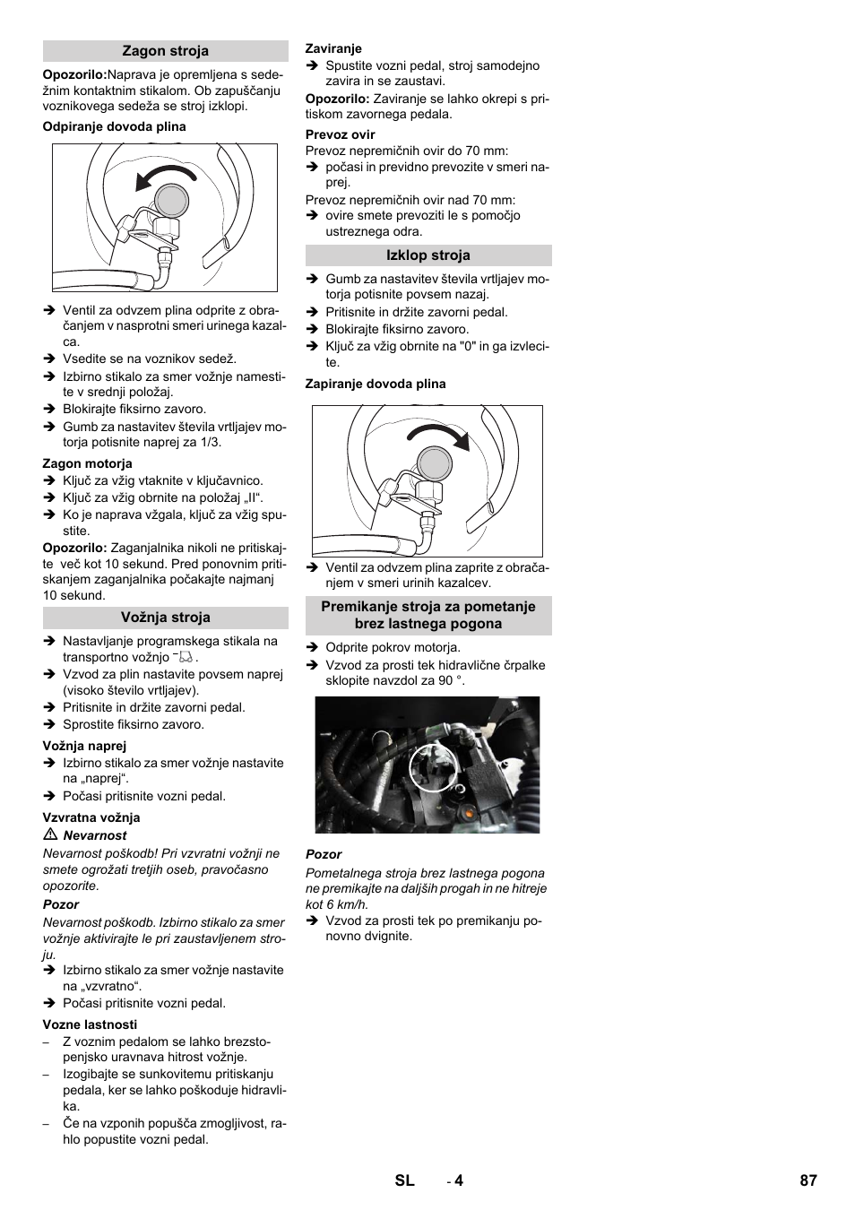 Karcher KM 130-300 R Lpg User Manual | Page 87 / 152