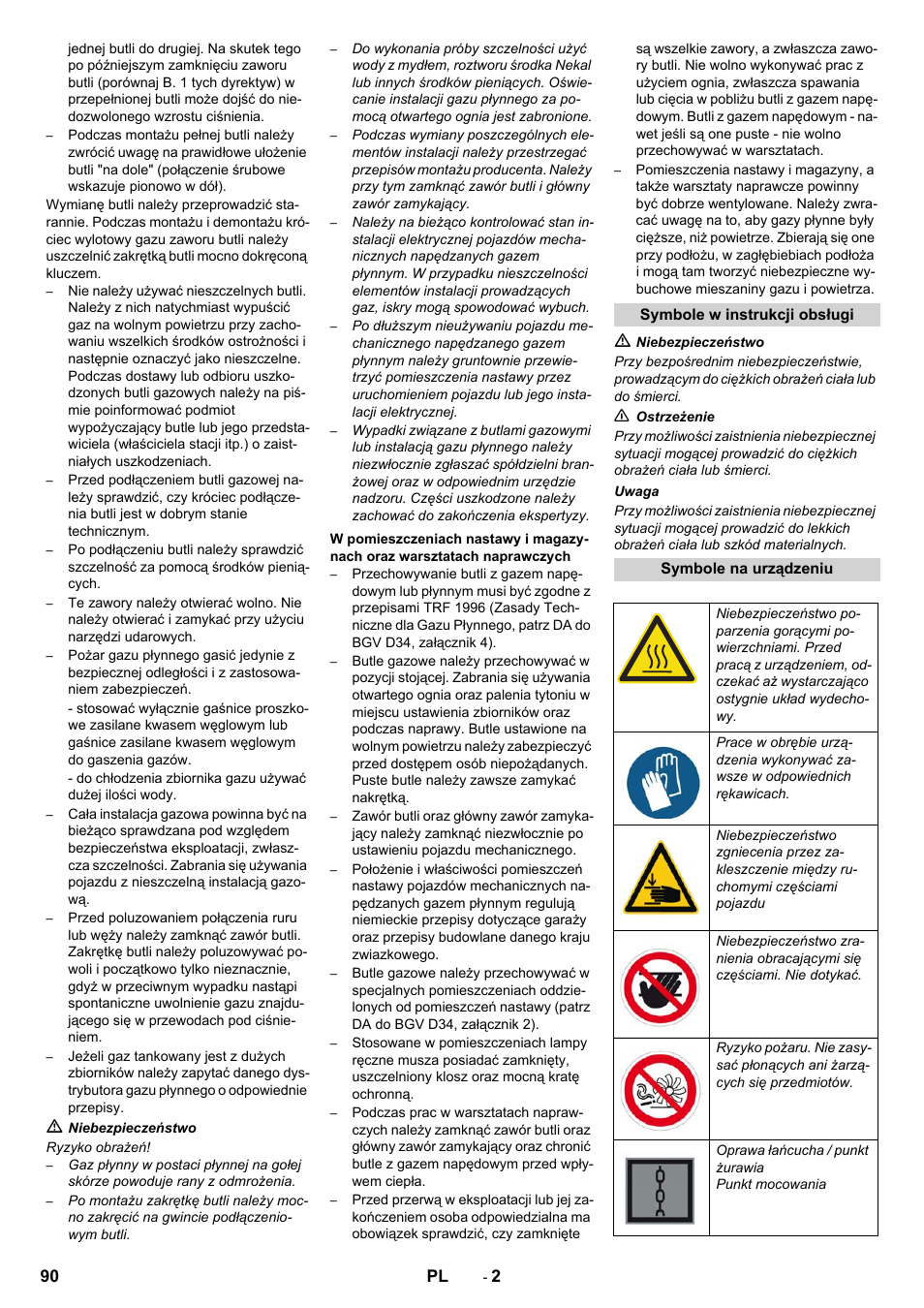 Karcher KM 130-300 R Lpg User Manual | Page 90 / 152