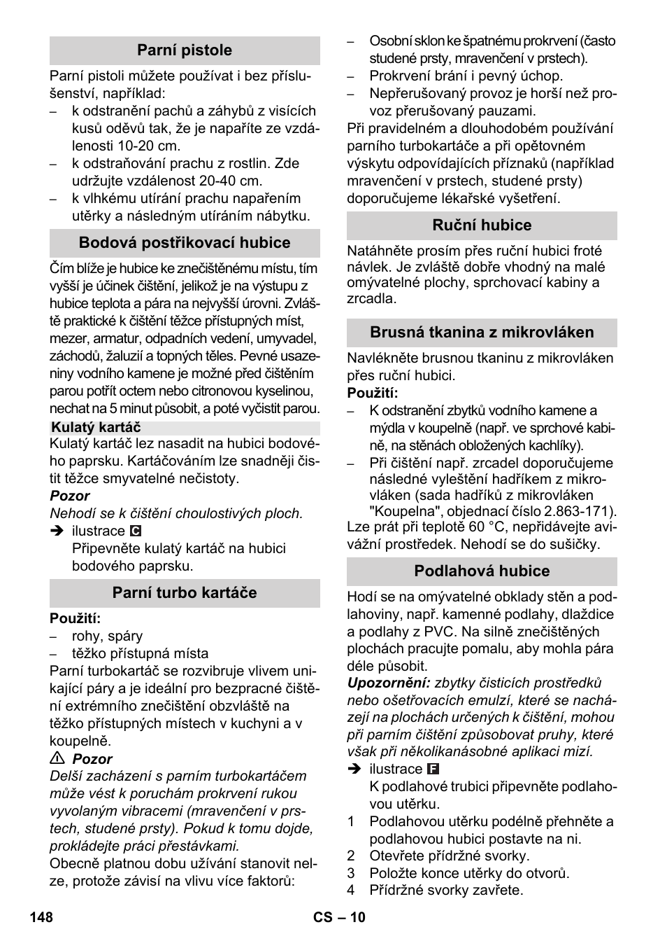 Karcher SC 2-550 C EU User Manual | Page 148 / 278