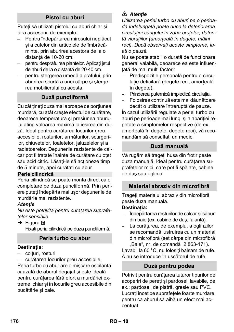 Karcher SC 2-550 C EU User Manual | Page 176 / 278