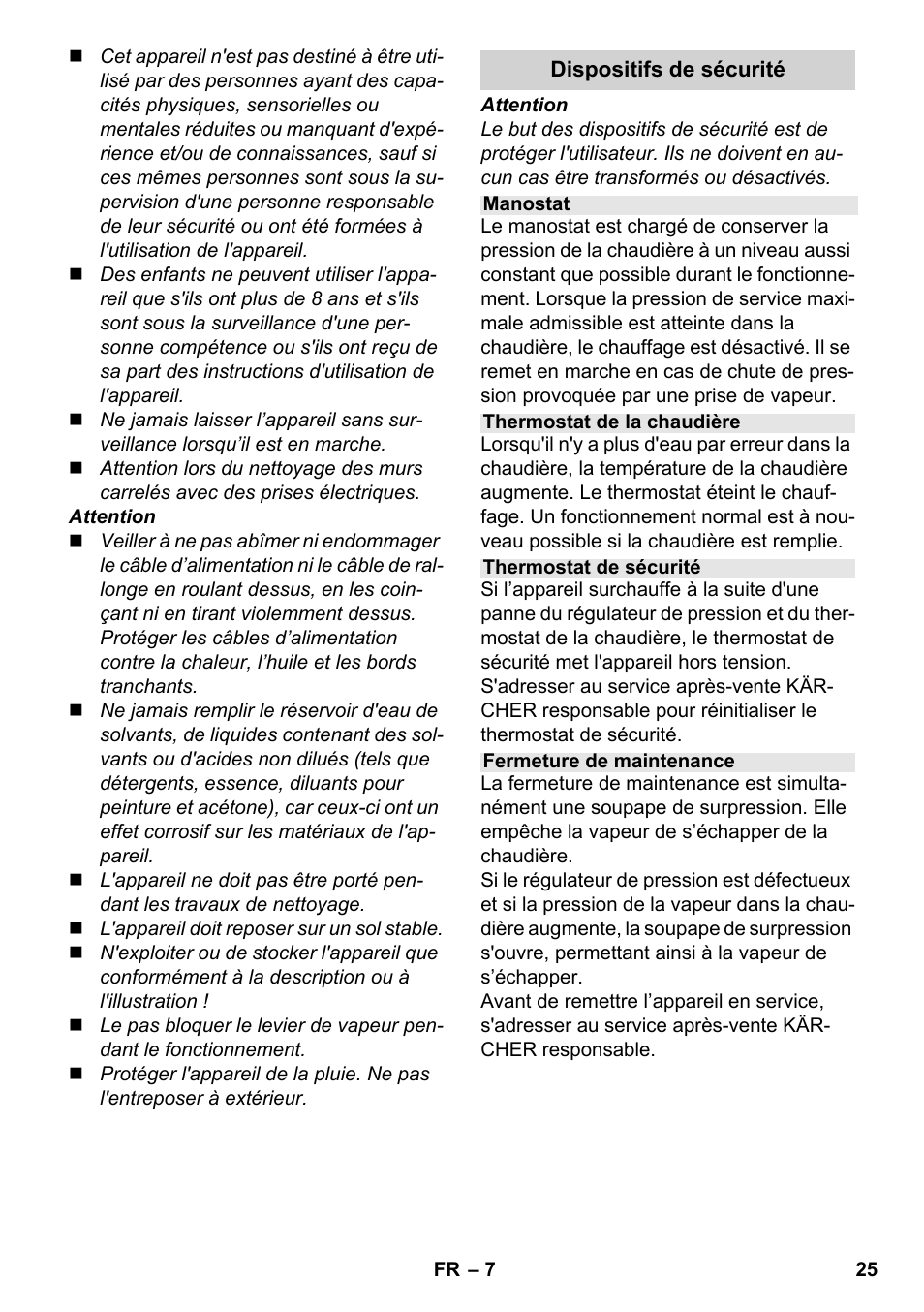 Karcher SC 2-550 C EU User Manual | Page 25 / 278
