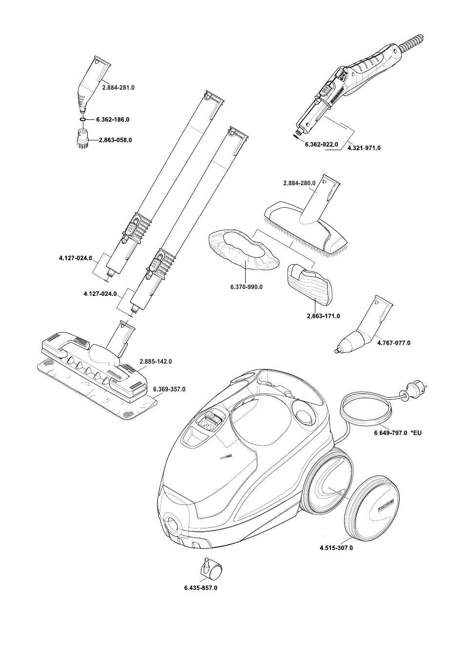 Karcher SC 2-550 C EU User Manual | Page 277 / 278
