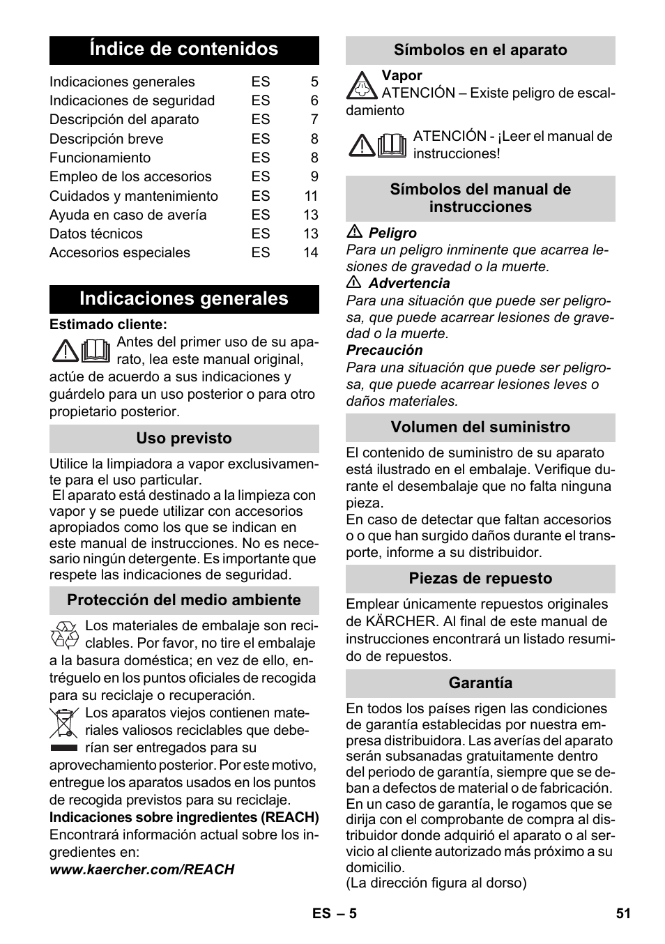 Karcher SC 2-550 C EU User Manual | Page 51 / 278