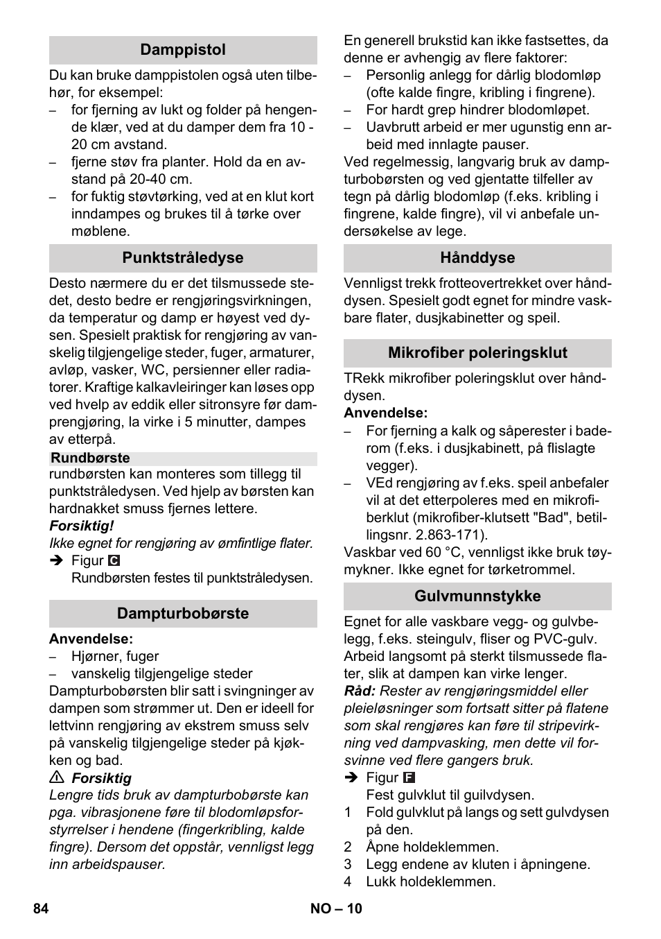 Karcher SC 2-550 C EU User Manual | Page 84 / 278