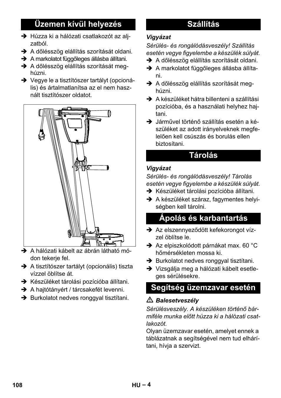 Karcher BDS 43-180 C User Manual | Page 108 / 204