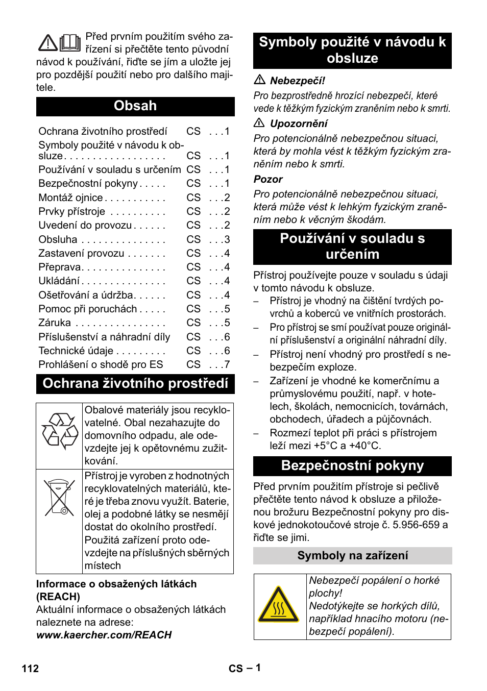 Karcher BDS 43-180 C User Manual | Page 112 / 204